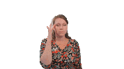 Marijkeswereld ugh pray headache lis Sticker