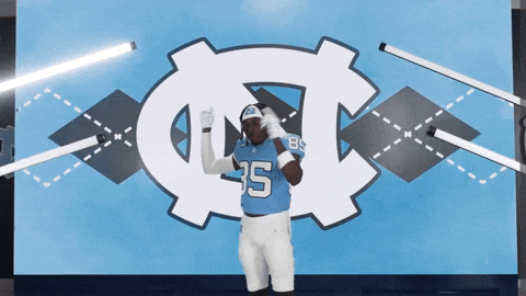 University Of North Carolina Football GIF by UNC Tar Heels