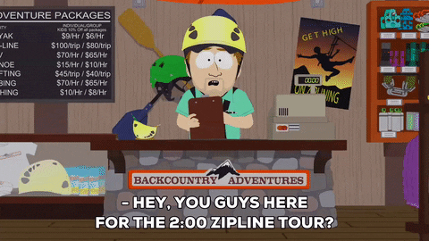 shop zipline GIF by South Park 