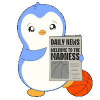March Madness Basketball Sticker by Pudgy Penguins