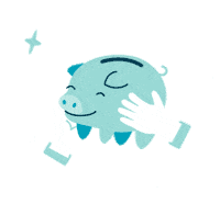 Money Pig Sticker by Great Southern Bank