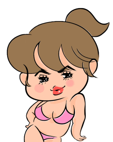 Happy Girl Sticker