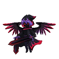 Lunime fight anime game angry Sticker
