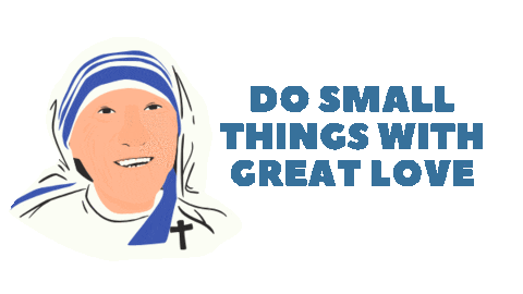 Mother Teresa Saint Sticker by salina_diocese