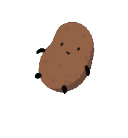 Happy Potato Sticker