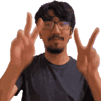 Peace Victory Sticker