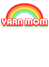 HELLOhappy rainbow crochet yarn hellohappy Sticker
