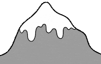 Mountain Sticker by Natalie Michelle Watson