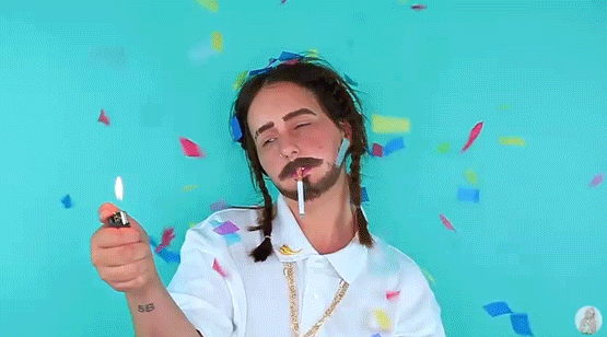 post malone halloween GIF by Much