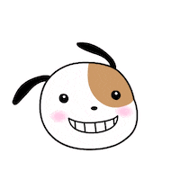 Happy Puppy Sticker
