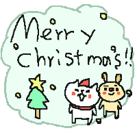 Cat Christmas Sticker