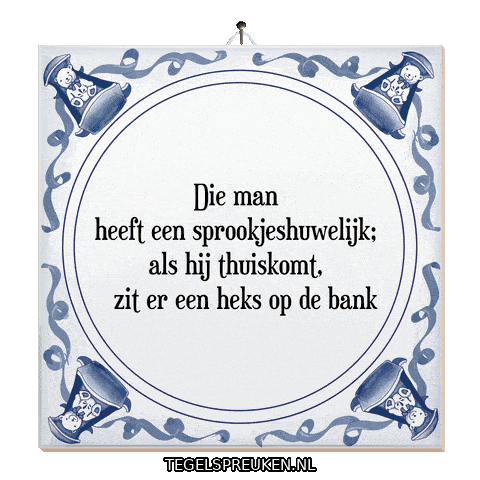 Humor Bank Sticker by Tegelspreuken.nl