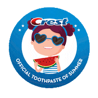 Summer Time Smile Sticker by Crest
