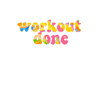 nataliaberron workout done workout done babynat Sticker