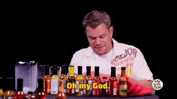 Matt Damon Hot Ones GIF by First We Feast
