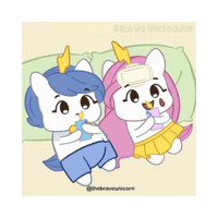Procrastinating Couch Potato Sticker by Brave Unicorn