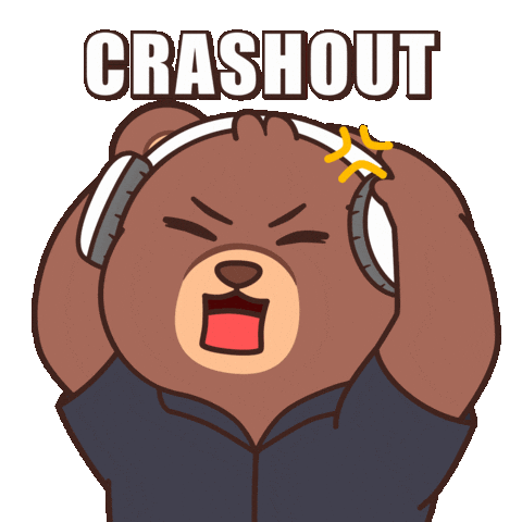Angry Teddy Bear Sticker by BEARISH