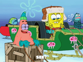 season 8 frozen face-off GIF by SpongeBob SquarePants