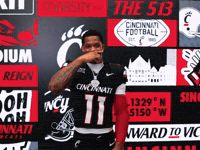 Football GIF by Cincinnati Bearcats