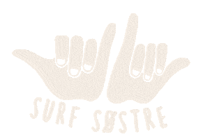Surfsoestre ocean yoga waves surfing Sticker