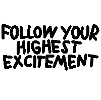 Follow Excitement Sticker