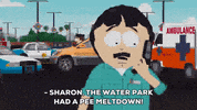 phone crying GIF by South Park 