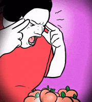 aSliceofAlan peach asliceofalan floating peach GIF