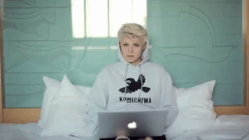 hang with me working GIF by Robyn