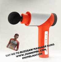 joinnimbl nimblnation masssagegun percussiongun fitnessrecovery GIF