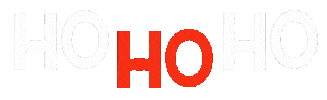 Ho Ho Ho Christmas Sticker