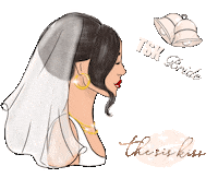 Wedding Bride Sticker by The Sis Kiss