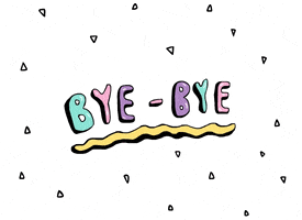 Bye Bye Illustration GIF by jasnim