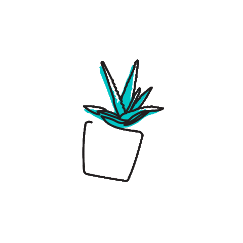 Plant Man Sticker by Succulent Studios