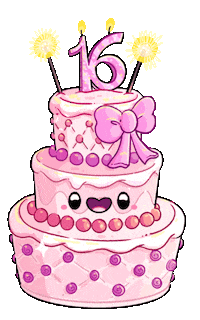 Birthday Cake Party Sticker by Squishable