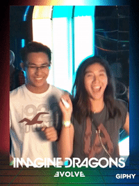 evolve GIF by IMAGINE DRAGONS ARCADE