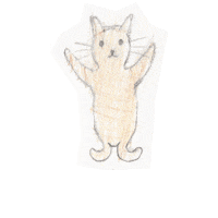 doodlepaperr cat doodle doodlepaperr Sticker