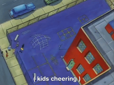 hey arnold nick splat GIF