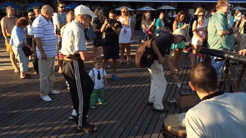 Cool Grandpa Gets His Groove On