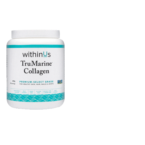 collagen Sticker by withinUs Natural Health
