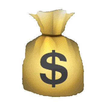 money cash STICKER by imoji