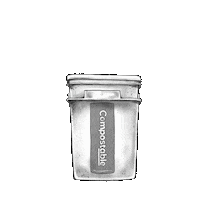 compostablela compost compostable composting compostbin Sticker