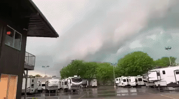 Lightning Flashes and Siren Sounds as Tornado Spotted in Tulsa Area