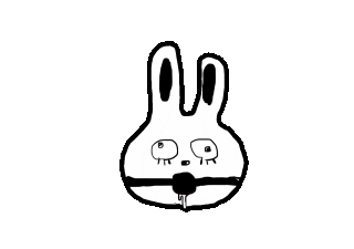 うさぎ Sticker by QOOZA