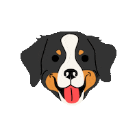 Dog Kuza Sticker by Pri Smrčku
