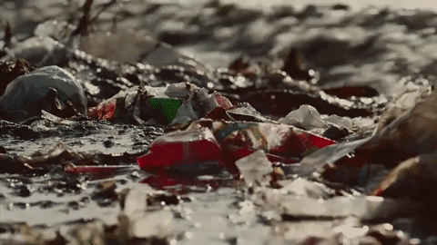 plastic pollution GIF