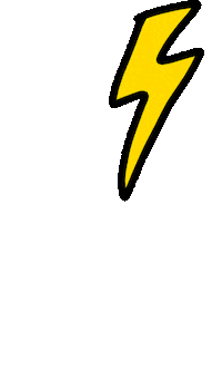 Lightning Sticker by Sanden Treningssenter