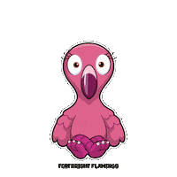 Character Flamingo Sticker by VeeFriends