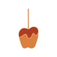 britticreative fall apple autumn flat Sticker