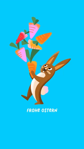 Frohe Ostern - Hase
