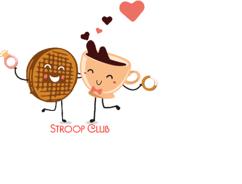 coffee love Sticker by StroopClub